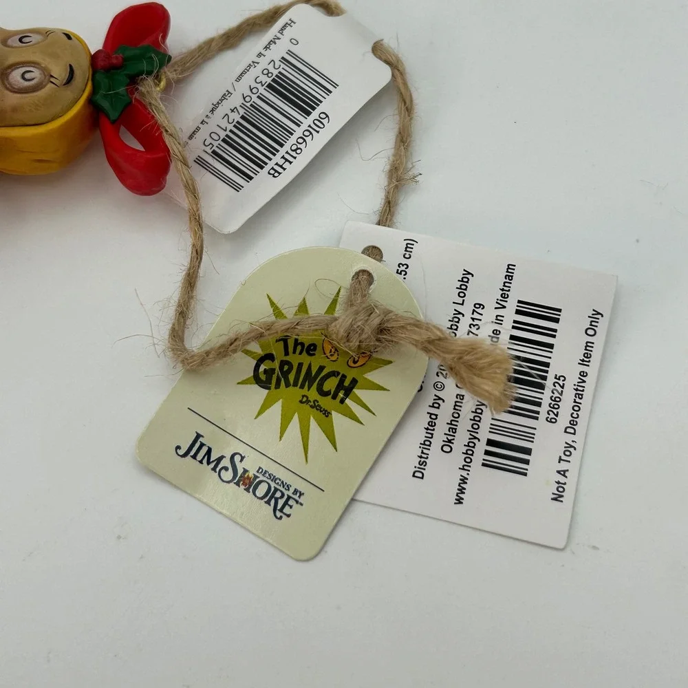 Jim Shore Grinch Cindy Lou Who Ornament Snowflake Christmas Resin‎ Figurine